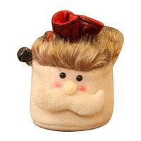 Xixou Christmas Santa Claus Snowman Elk Kids Candy Gift Xmas Present Bag Décor Gift Bags