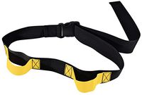 Secure SGB2H-60B Transfer and Walking Gait Belt with Caregiver Hand Grips - Patient Ambulation Assist (60"L x 2"W, Yellow Handle (2 Handle w/EZ Buckle))