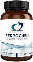 Designs for Health Ferrochel Iron Chelate - 27mg Iron Bisglycinate (120 Capsules)