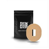 SKIN GRIP Dexcom G5 G4 Adhesive Patch 20-Pack | Pre-Cut CGM Patches | Premium Constant Glucose Monitor Protection | Waterproof Tape - Tan