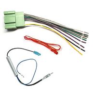 Car Stereo Radio Wire Harness and Antenna Adapter Combo to Install an Aftermarket Radio for select 2014+ GM Chevrolet GMC Vehicles - No Factory Premium Amp - See compatible vehicles below
