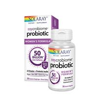 Solaray Mycrobiome Probiotic Women's Formula One Daily 50 Billion Supplements, 30 Count