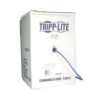 TRIPP LITE Cat5e/Cat5 350MHz, 1000' Bulk Stranded-Core PVC Cable, Blue (N020-01K-BL)