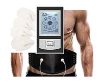 Best 8 Mode Rechargeable Personal Electric Impulse Massager Great Abdominal Toner Belt+Weight Loss Belly Burning Waist Belt Plus FDA Cleared HealthmateForever NK8ML Black