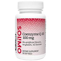 Amazon Brand - Solimo Coenzyme Q10 100 mg - Normal Energy Production, Supports Cardiovascular Health* - 3 Month Supply (90 Softgels)