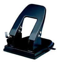 Charles Leonard 2-Hole Paper Punch, 2.75 Inch Centers, 30 Sheet Capacity, Black,  (022)