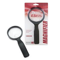 Carson HandHeld 2x Power Magnifier with 4.5x Spot Lens (JS-36)
