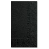 Hoffmaster 180513 Dinner Napkins, 2-Ply, 15 x 17, Black, 1000/Carton