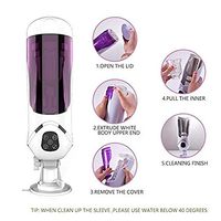 JXX1HG Lovely and Fascinating Automatic Multiple Modes Másturbation C-litoris Stimulation Intelligent Aircraft Cup Powerful Motor Male's Pleasure Training Pressure Device Toy Lightweight