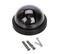 [Dummy Camera] Vaagaa Dummy Fake Security CCTV Dome Camera with Flashing Red LED Light (2 Pack)