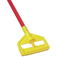Rubbermaid Red Fiberglass Invader Side Gate Style Mop Handle for 1"W Mop Heads - 60"L