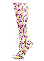 Celeste Stein Therapeutic Compression Socks, Tiny Owls, 8-15 mmHg, Mild