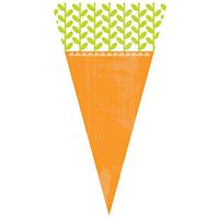 amscan Easter Carrot Shaped Plastic Treat Bags, 15 Ct. | Party Supply