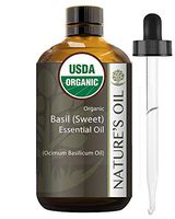 Best Essential Oil 100% Pure Certified Organic Therapeutic Grade (Basil (Sweet), 60 ml)