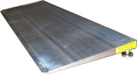 PVI ELEV8 Adjustable Leg Aluminum Threshold Ramp, 12" x 32" 800 lb Capacity
