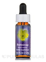 Flower Essence Services Supplement Dropper, Buttercup, 0.25 Ounce