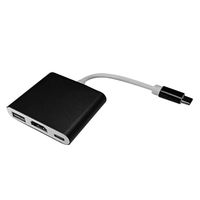 Hemobllo Display Adapter USB C to HDMI Cable 4K USB 3.0 USB Type C Converter for MacBook Chromebook Pixel Samsung Galaxy S8/S9 (Black)