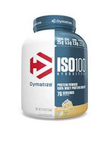 Dymatize ISO100 Hydrolyzed Protein Powder, 100% Whey Isolate Protein, 25g of Protein, 5.5g BCAAs, Gluten Free, Fast Absorbing, Easy Digesting, Birthday Cake, 5 Pound