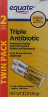 Equate Triple Antibiotic First Aid Ointment, 1 Oz Tubes (4 Tubes) [Packaging May Vary]
