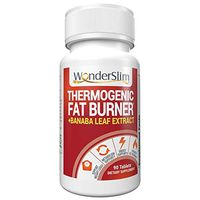 WonderSlim Thermogenic Weight Loss & Metabolism Support with Garcinia Cambogia, Green Tea Leaf, Cayenne Pepper, Banaba Leaf Extract, Apple Cider Vinegar - Non-GMO - 30 Count