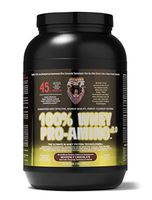 Healthy ‘N Fit 100% WHEY PRO-AMINO v2.0-Chocolate (2lb): 100% Whey Protein PLUS Peptides From America’s #1 Brand in Supplements, Technology and Purity.