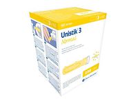 Owen Mumford AT 1002 Unistik 3 Normal Safety Lancets, 1.8mm Depth, 23 Gauge, 100 Count