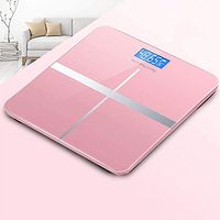 KONGZIR Weighing Scale Bathroom Scales, Body Fat Scale, Digital Wireless Weight Scales, Weight Balance Scale Max 180kg, Black