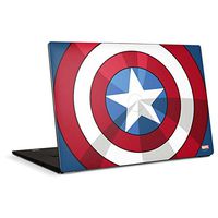 Skinit Decal Laptop Skin for Dell XPS 15in (2017) - Officially Licensed Marvel/Disney Captain America Emblem Design