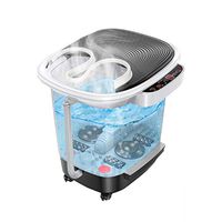 Foot Massagers Foot Bath High-deep Barrel Automatic Massage Foot Artifact Electric Heated Foot Bath Steam Foot Barrel Suitable for Middle-Aged and Elderly People Massage Tools