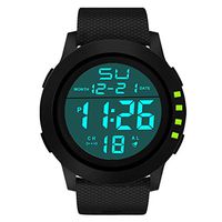 Mens Watches,Fxbar Luxury Men Analog Digital Military Sport LED Waterproof Wrist Watch Rubber Strap Automatic Watch(Green)