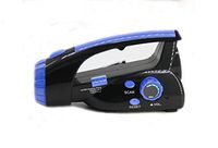 Dynamo Emergency Radio, Self-Powered Crank FM Radio with 3 LED Flashlight, Hand Cranking Rechargeable Emergency Flashlights for Camping Outdoor Hiking Climbing(Blue)