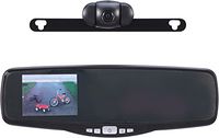 Peak PKC0RG Small Rearview Mirror with 3.5-Inch Backup Camera