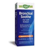 Nature's Way Bronchial Soothe Ivy Leaf 99.9% Alcohol-free Non-Drowsy Syrup, 120 ML (4 Fl Oz.)