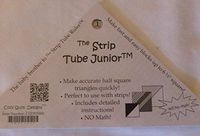 COZY QUILT DESIGNS Strip Tube Junior Ruler~Perfect For Making Smaller BlocksT191