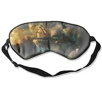 Sleep Mask Steam Airship Eye Cover, Soft & Comfortable Blindfold for Total Blackout & Light Blocking, Multicolor
