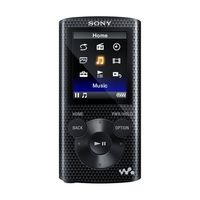 Sony Walkman NWZE374/BC 8GB MP3 Player Black