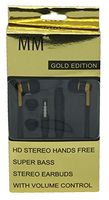 MM In-Ear Headphones Edition Stereo With Microphone, Gold