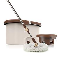 Thickened Explosion-proof Hanging Barrel Rotating Mop Household Hand Pressure Double Drive Stainless Steel Thickening Barrel Stick Dry And Wet Washable Good God Roll