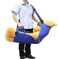 FUSHDIA Waterproof Transfer Board,Heavy Duty Transfer Pad with 4 Handles to Aid A Patient in Bed, Transfer Sling for Lifting Hemiplegia,Stoke,Bedridden Patients(Blue, FYH300)