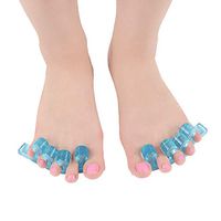 Gel Toe Separators, Toe Straighteners & Spacers(2 Pairs) Hammer Toes, Fight Bunions, Bunion Corrector for Women and Men