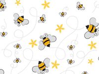 Pack Of 1, Honey Bees Cello Roll 1.0 Mil 30" X 100' Made In USA For Spring, Get Well, Baby & Birthday