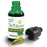 Hemp Oil Extract by Dr. Fishman Labs for Powerful, Effective Relief of Pain, Stress, Anxiety - 1500mg, US Grown Hemp Extract - Rich in Omega 3-6-9 Fatty Acids, Kosher, Non-GMO, 1oz - Peppermint Flavor