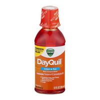 Vicks DayQuil Alcohol Free Non-Drowsy Cold & Flu Liquid (Pack of 36)