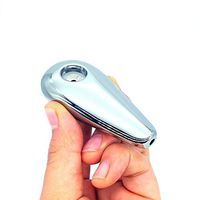 You Deserve it Forever- Smooth Drop Type Shaped Silver Mini Personal Tools with 10 Stainless Steel mesh Filters and a Storage Bag