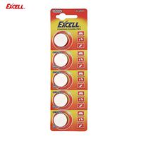 Detectorcatty 5pcs EXCELL 3V Lithium Button Cell CR2032 Replacement Coin Cell for Electronic Scale & Car Key & Remote Control