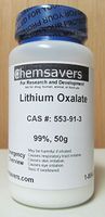 Lithium Oxalate, 99%, 50g