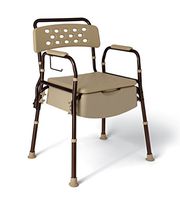 Medline Elements Bedside Commode, Infused with Microban Antimicrobial Protection