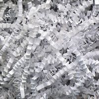 White Crinkle Cut Paper Shred 10 lbs/Case