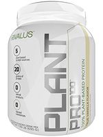Rivalus Plant Pro 100, Vanilla, 1.38 Pound - - 100% Plant Based, Vegan, No Lactose, No Soy Protein, Zero Banned Substances, Made USA