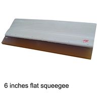 6" Silk Screen Printing Wood Squeegee Ink Scraper 75 Durometer